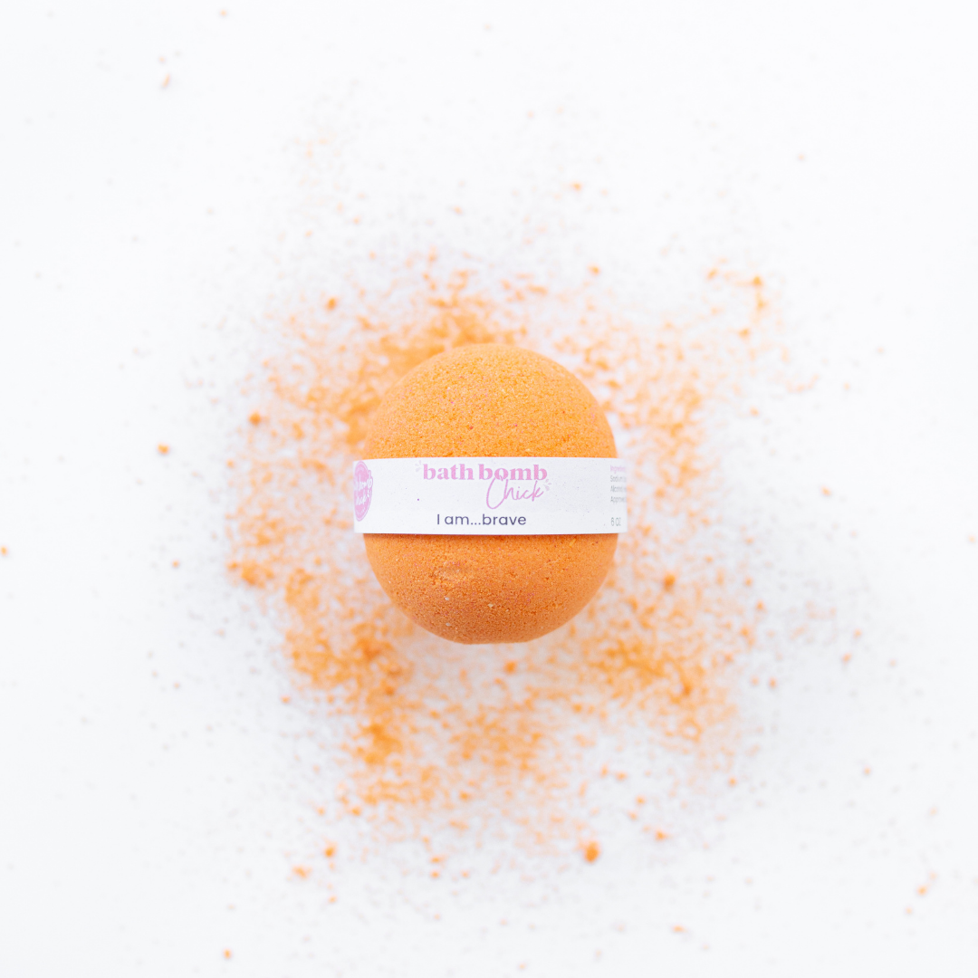 "I AM.....BRAVE" Affirmation | Bath Bomb