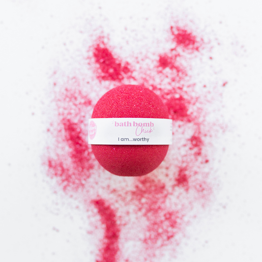 "I AM.....WORTHY" Affirmation | Bath Bomb