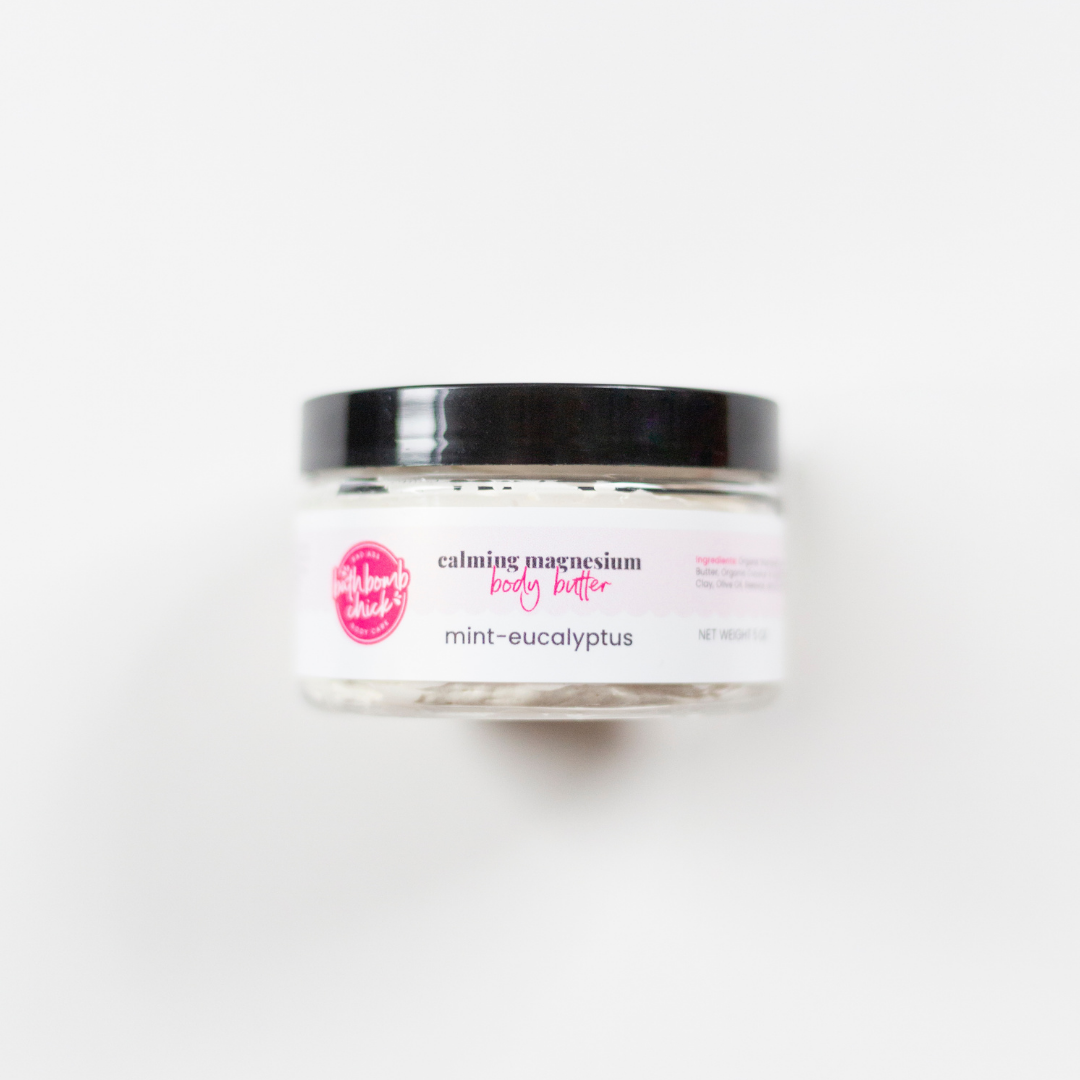 MINT/EUCALYPTUS Scented - Calming Magnesium Body Butter